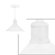 lustrové stropné svietidlo závesné biele podkrovné podkrovie