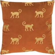 Obliečka na vankúš Westwing Velvet s opicami 40x40cm Obliečka na vankúš Westwing Velvet s opicami 40x40cm