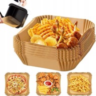 Papier na pečenie do fritézy, štvorcový, nepriľnavý, vodeodolný Papier na pečenie do fritézy, štvorcový, nepriľnavý, vodeodolný