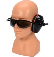 Mušľové slúchadlá s ochrannými okuliarmi YATO