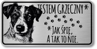 Plaketa psa Jacka Russella Plaketa psa Jacka Russella