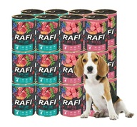 DOLINA NOTECI RAFI JUNIOR pre psov MIX Šmak 24x400g DOLINA NOTECI RAFI JUNIOR pre psov MIX Šmak 24x400g