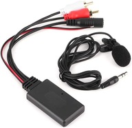 BLUETOOTH ADAPTÉROVÝ MODUL PRE RÁDIO CINCH AUX 2X RCA S MIKROFÓNOM