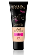 Eveline Foundation-korektor 2v1 01 Porcelain 30 ml Eveline Foundation-korektor 2v1 01 Porcelain 30 ml
