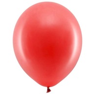 DÚHOVÉ latexové BALÓNKY pastelové ČERVENÉ červené x100 DÚHOVÉ latexové BALÓNKY pastelové ČERVENÉ červené x100