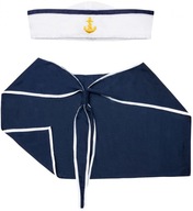 Set Sailor Costume Cap Collar Prom Set Sailor Costume Cap Collar Prom