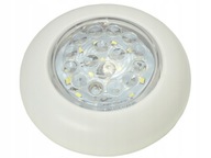 105 mm biele LED interiérové ​​svietidlo pre jachtu
