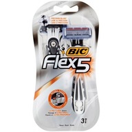 Bic Flex 5, pánske holiace strojčeky 3 kusy Bic Flex 5, pánske holiace strojčeky 3 kusy