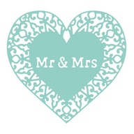 Prelamované srdce DPCraft die MR&MRS Prelamované srdce DPCraft die MR&MRS