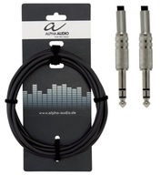 ALPHA AUDIO Jack - Jack Stereo kábel 6,3mm 3m