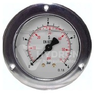 Manometer na zadnom paneli 4 bar 63 závit 1/4"