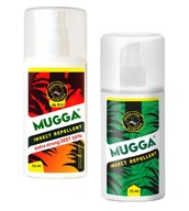 2X MUGGA SPRAY DEET 50% + 9,5% OPAKOVANÉ KLIŠŤATY TROPICKÉ KOMÁRY 2X MUGGA SPRAY DEET 50% + 9,5% OPAKOVANÉ KLIŠŤATY TROPICKÉ KOMÁRY
