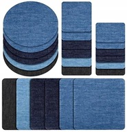 Veľká sada 24 ks záplat jeans nohavice TERMO PATCH Veľká sada 24 ks záplat jeans nohavice TERMO PATCH