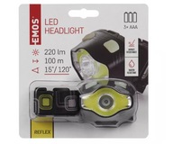 COB P3536 EMOS LED čelovka 220 lm 3× AAA COB P3536 EMOS LED čelovka 220 lm 3× AAA