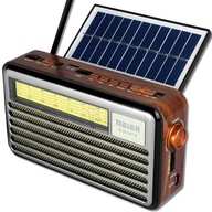 RETRO PRENOSNÉ RÁDIO SO SOLÁRNYM PANELOM FM BLUETOOTH BT USB SD AUX RETRO PRENOSNÉ RÁDIO SO SOLÁRNYM PANELOM FM BLUETOOTH BT USB SD AUX
