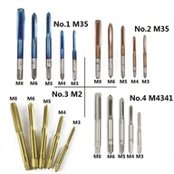 5ks Hss Coating M3 M4 M5 M6 M8 Metric Tap Set Scr 5ks Hss Coating M3 M4 M5 M6 M8 Metric Tap Set Scr