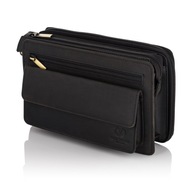 Vintage kožený organizér do pása s popruhom na zips Hunter Vintage kožený organizér do pása s popruhom na zips Hunter