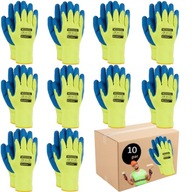 10x PÁR pracovných rukavíc Winter Warm Protective BlueWint 9 10x PÁR pracovných rukavíc Winter Warm Protective BlueWint 9