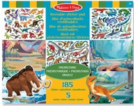Dinosaury opakovane použiteľné nálepky 165 ks Melissa Dinosaury opakovane použiteľné nálepky 165 ks Melissa
