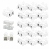 100x RÝCHLE OSVETLENIE CEZ KONEKTOR KOCKOVÝ KONEKTOR 2P 0,2-1,5 mm 100x RÝCHLE OSVETLENIE CEZ KONEKTOR KOCKOVÝ KONEKTOR 2P 0,2-1,5 mm