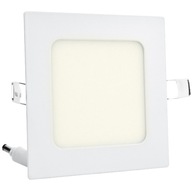 LED STROPNÉ SVIETIDLO, ZÁPUSTNÉ, TEPLO BIELA 6W 230V Štvorc. LED STROPNÉ SVIETIDLO, ZÁPUSTNÉ, TEPLO BIELA 6W 230V Štvorc.