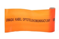 Kábel fólia 20cm, oranžový optotelekom kábel, 100mb