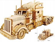 3D PUZZZLE MODEL DREVENÉHO NÁKLADŇAKA 3D PUZZZLE MODEL DREVENÉHO NÁKLADŇAKA