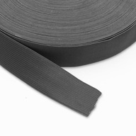 Pletená ďasná 30 mm/25 m čierna Pletená ďasná 30 mm/25 m čierna