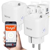 2x ČASOVAČ INTELIGENTNÁ WIFI SMART ZÁSUVKA VAYOX MERAČ PRÚDU 2x ČASOVAČ INTELIGENTNÁ WIFI SMART ZÁSUVKA VAYOX MERAČ PRÚDU