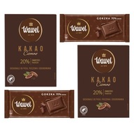 Pravé kakao 20 % + tmavá čokoláda Wawel 70 %