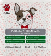 PETINO PODLOŽKY PRE ZVIERATKÁ 60X60 10 ks PETINO PODLOŽKY PRE ZVIERATKÁ 60X60 10 ks