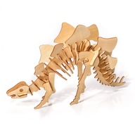 Malý príbeh Drevené puzzle 3D model - Stegosaurus Malý príbeh Drevené puzzle 3D model - Stegosaurus