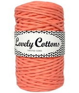 LovelyCottons krútená šnúrka 3 mm broskyňa LovelyCottons krútená šnúrka 3 mm broskyňa
