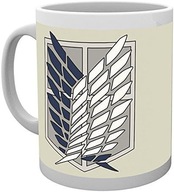 ATTACK ON TITAN - HRNČEK - 320 ML - ODZNAK ATTACK ON TITAN - HRNČEK - 320 ML - ODZNAK