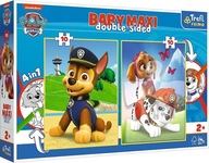 OBOJSTRANNÉ PUZZLE 2X10 EL TÍM PAW PATROL 4V1 OBOJSTRANNÉ PUZZLE 2X10 EL TÍM PAW PATROL 4V1