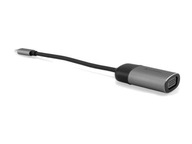 Verbatim USB typ-C(M) - VGA(F) adaptérový kábel 0,1m čierno-strieborný