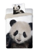 OBRAZUJÚCE POSTELINY 160x200 DIVOKÁ PANDA S PANDOU