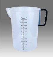 Veľká plastová odmerka 5000ml / 5l Veľká plastová odmerka 5000ml / 5l