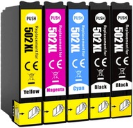5x ATRAMENT 502 XL PRE EPSON WF-2860 XP-5150 XP-5155 5x ATRAMENT 502 XL PRE EPSON WF-2860 XP-5150 XP-5155