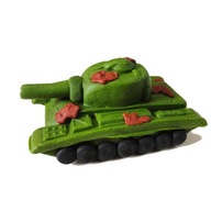 Cukrová figúrka na tortu - Tank, 8 cm Cukrová figúrka na tortu - Tank, 8 cm