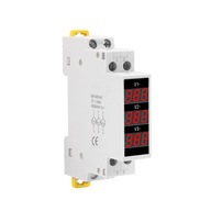Voltmeter indikátor napätia 3F DIN 80-500VAC LCD Voltmeter indikátor napätia 3F DIN 80-500VAC LCD