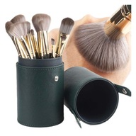 Sada 14 fľaškových zelených štetcov na make-up v tube Sada 14 fľaškových zelených štetcov na make-up v tube