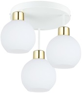 Guľová závesná lampa z bieleho zlata Guľová závesná lampa z bieleho zlata