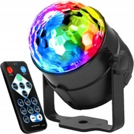 Disco guľa disco projektor RGB LED reflektor