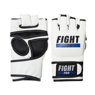 Rukavice Fight Pro MMA 4oz Basic White M / L