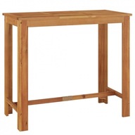 Záhradný barový stôl, 120x60x105 cm, masív