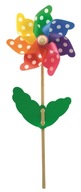 Giobas, Drevený veterník, 58 cm farba bodky