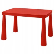 IKEA mamutí stôl pre deti 75x55 červený