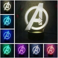 3D NOČNÁ LAMPA AVENGERS DARČEK NA DIAĽKOVÉ OVLÁDANIE 3D NOČNÁ LAMPA AVENGERS DARČEK NA DIAĽKOVÉ OVLÁDANIE