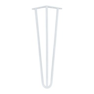 MORIA DESIGN Nohy konferenčného stolíka Nohy vlásenky 51 cm fi 10 mm biele MORIA DESIGN Nohy konferenčného stolíka Nohy vlásenky 51 cm fi 10 mm biele